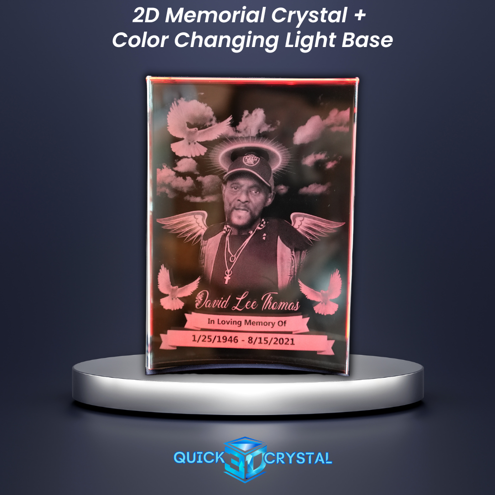 Memorial 2D Crystal Flat