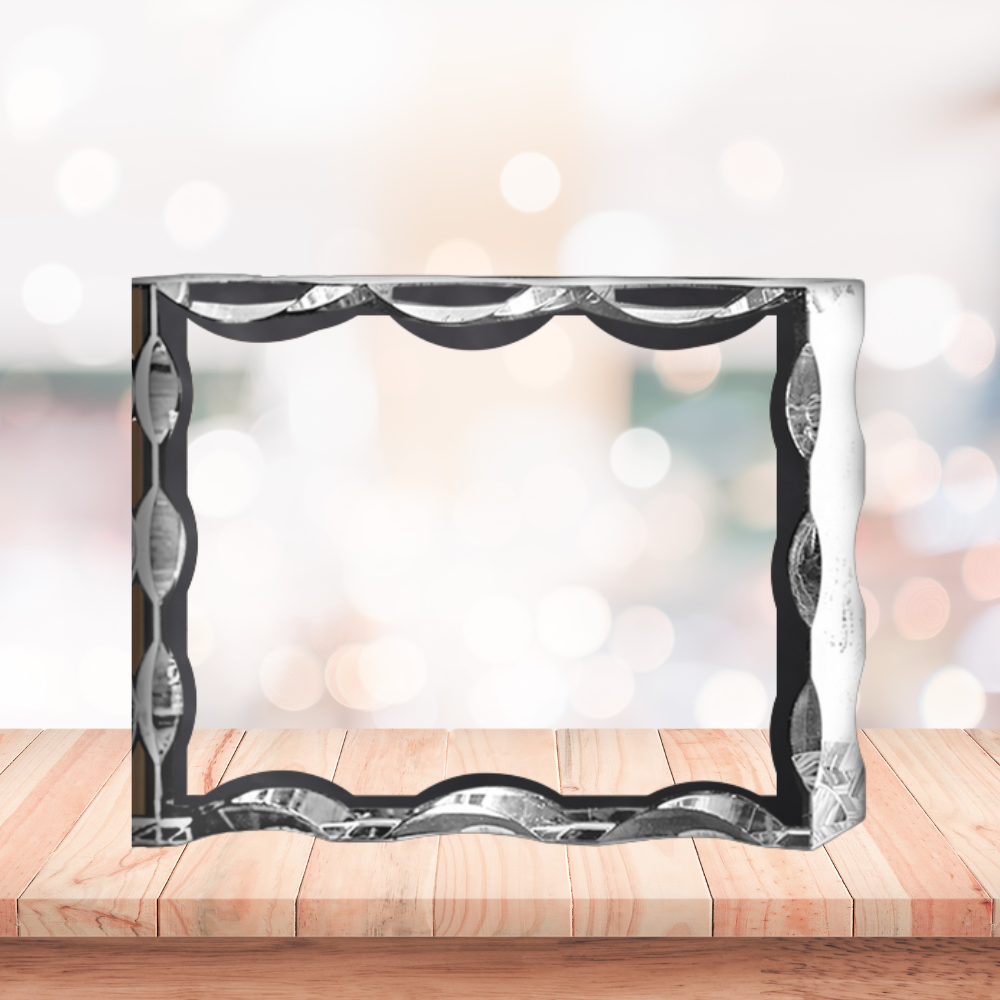 Serrated 3D Photo Crystal
