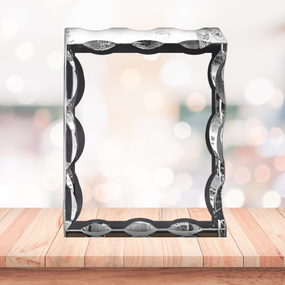 Serrated 3D Photo Crystal
