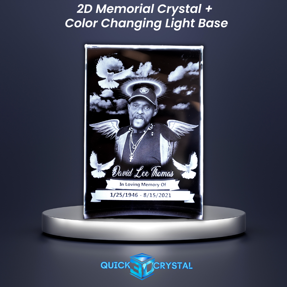 Memorial 2D Crystal Flat