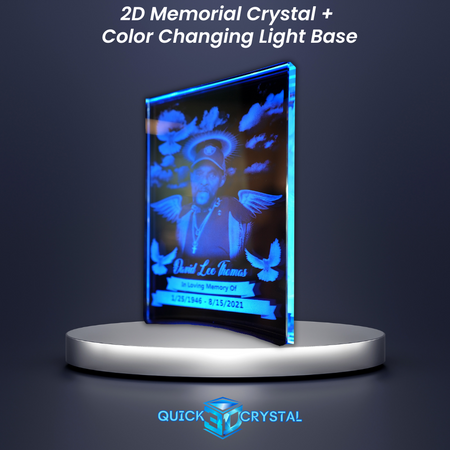 Memorial 2D Crystal Flat