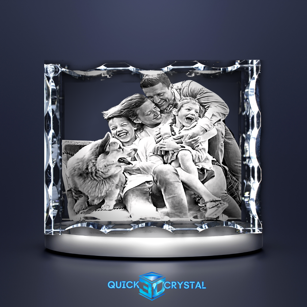 Serrated 3D Photo Crystal 